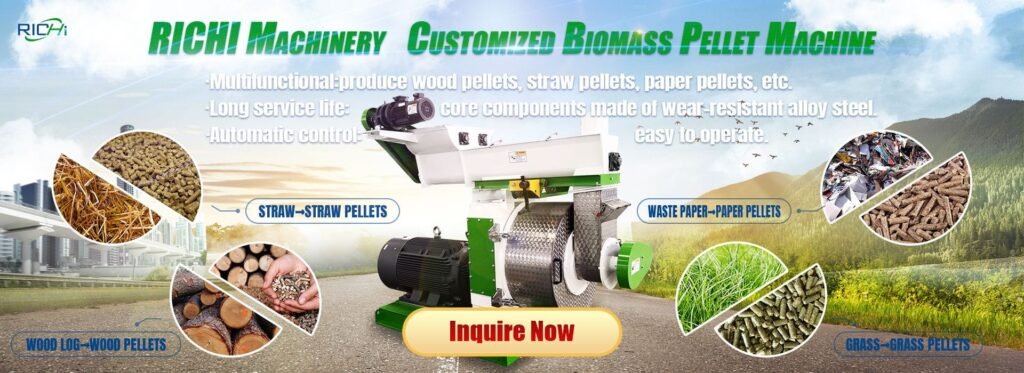 Small Biomass Pellet Machine